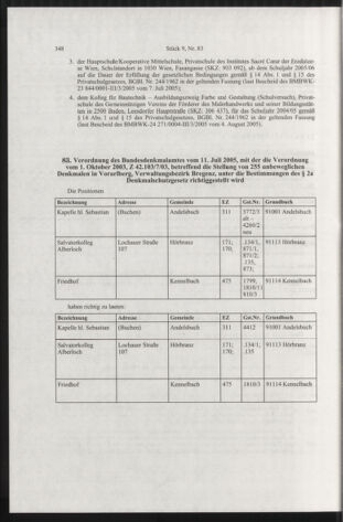 Verordnungsblatt für die Dienstbereiche der Bundesministerien für Unterricht und kulturelle Angelegenheiten bzw. Wissenschaft und Verkehr 20050901 Seite: 22