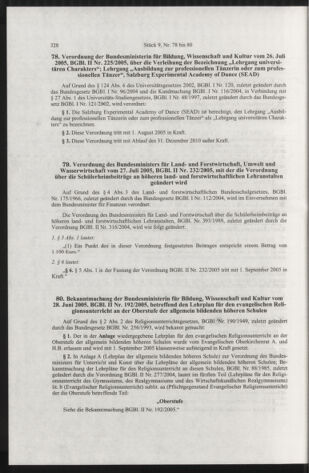 Verordnungsblatt für die Dienstbereiche der Bundesministerien für Unterricht und kulturelle Angelegenheiten bzw. Wissenschaft und Verkehr 20050901 Seite: 4