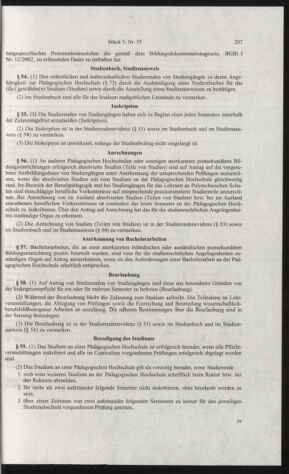 Verordnungsblatt für die Dienstbereiche der Bundesministerien für Unterricht und kulturelle Angelegenheiten bzw. Wissenschaft und Verkehr 20060501 Seite: 23