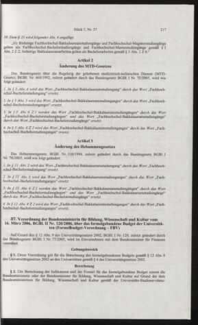 Verordnungsblatt für die Dienstbereiche der Bundesministerien für Unterricht und kulturelle Angelegenheiten bzw. Wissenschaft und Verkehr 20060501 Seite: 33