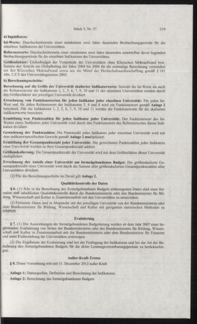 Verordnungsblatt für die Dienstbereiche der Bundesministerien für Unterricht und kulturelle Angelegenheiten bzw. Wissenschaft und Verkehr 20060501 Seite: 35