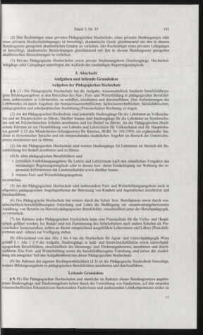 Verordnungsblatt für die Dienstbereiche der Bundesministerien für Unterricht und kulturelle Angelegenheiten bzw. Wissenschaft und Verkehr 20060501 Seite: 7