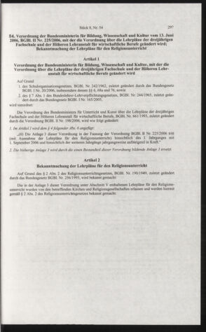 Verordnungsblatt für die Dienstbereiche der Bundesministerien für Unterricht und kulturelle Angelegenheiten bzw. Wissenschaft und Verkehr 20060801 Seite: 21