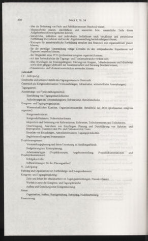 Verordnungsblatt für die Dienstbereiche der Bundesministerien für Unterricht und kulturelle Angelegenheiten bzw. Wissenschaft und Verkehr 20060801 Seite: 54