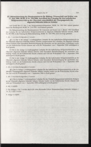 Verordnungsblatt für die Dienstbereiche der Bundesministerien für Unterricht und kulturelle Angelegenheiten bzw. Wissenschaft und Verkehr 20060801 Seite: 63