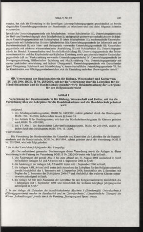 Verordnungsblatt für die Dienstbereiche der Bundesministerien für Unterricht und kulturelle Angelegenheiten bzw. Wissenschaft und Verkehr 20060901 Seite: 27