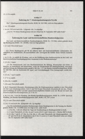 Verordnungsblatt für die Dienstbereiche der Bundesministerien für Unterricht und kulturelle Angelegenheiten bzw. Wissenschaft und Verkehr 20060901 Seite: 7