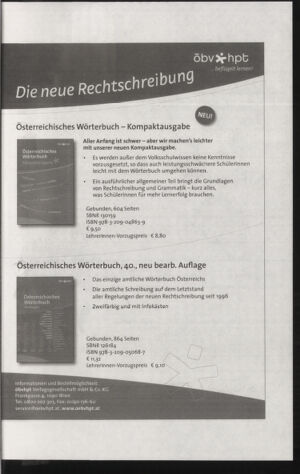 Verordnungsblatt für die Dienstbereiche der Bundesministerien für Unterricht und kulturelle Angelegenheiten bzw. Wissenschaft und Verkehr 20061001 Seite: 51