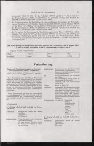 Verordnungsblatt für die Dienstbereiche der Bundesministerien für Unterricht und kulturelle Angelegenheiten bzw. Wissenschaft und Verkehr 20061201 Seite: 3