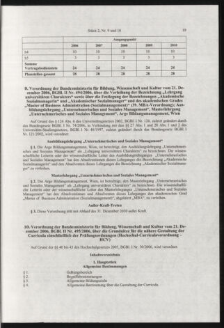 Verordnungsblatt für die Dienstbereiche der Bundesministerien für Unterricht und kulturelle Angelegenheiten bzw. Wissenschaft und Verkehr 20070201 Seite: 7