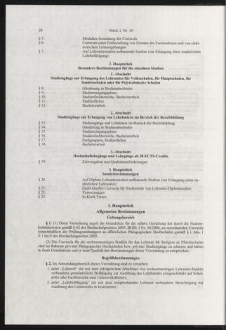 Verordnungsblatt für die Dienstbereiche der Bundesministerien für Unterricht und kulturelle Angelegenheiten bzw. Wissenschaft und Verkehr 20070201 Seite: 8