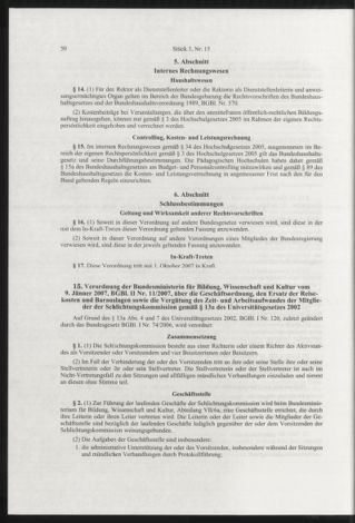 Verordnungsblatt für die Dienstbereiche der Bundesministerien für Unterricht und kulturelle Angelegenheiten bzw. Wissenschaft und Verkehr 20070301 Seite: 6