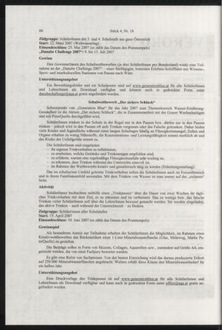 Verordnungsblatt für die Dienstbereiche der Bundesministerien für Unterricht und kulturelle Angelegenheiten bzw. Wissenschaft und Verkehr 20070401 Seite: 2