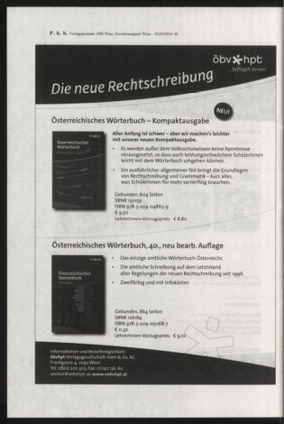 Verordnungsblatt für die Dienstbereiche der Bundesministerien für Unterricht und kulturelle Angelegenheiten bzw. Wissenschaft und Verkehr 20070401 Seite: 8