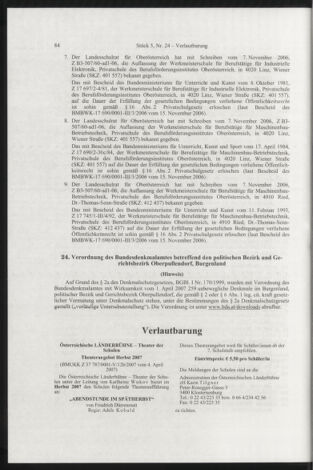 Verordnungsblatt für die Dienstbereiche der Bundesministerien für Unterricht und kulturelle Angelegenheiten bzw. Wissenschaft und Verkehr 20070501 Seite: 12