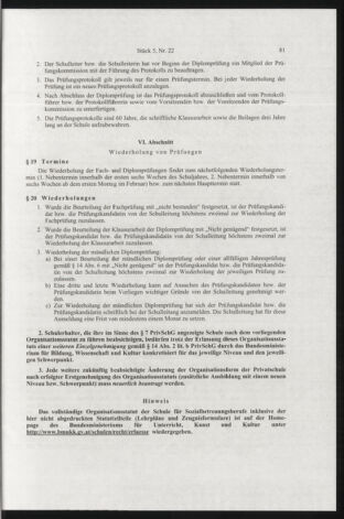 Verordnungsblatt für die Dienstbereiche der Bundesministerien für Unterricht und kulturelle Angelegenheiten bzw. Wissenschaft und Verkehr 20070501 Seite: 9