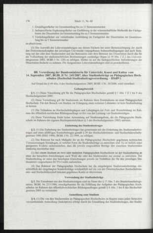 Verordnungsblatt für die Dienstbereiche der Bundesministerien für Unterricht und kulturelle Angelegenheiten bzw. Wissenschaft und Verkehr 20071101 Seite: 4