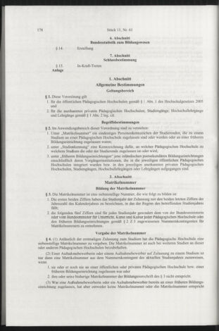 Verordnungsblatt für die Dienstbereiche der Bundesministerien für Unterricht und kulturelle Angelegenheiten bzw. Wissenschaft und Verkehr 20071101 Seite: 6