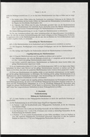 Verordnungsblatt für die Dienstbereiche der Bundesministerien für Unterricht und kulturelle Angelegenheiten bzw. Wissenschaft und Verkehr 20071101 Seite: 7