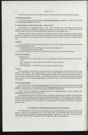 Verordnungsblatt für die Dienstbereiche der Bundesministerien für Unterricht und kulturelle Angelegenheiten bzw. Wissenschaft und Verkehr 20080101 Seite: 10