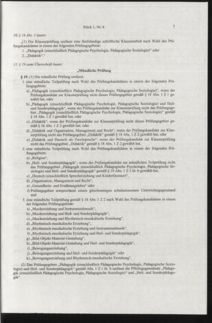 Verordnungsblatt für die Dienstbereiche der Bundesministerien für Unterricht und kulturelle Angelegenheiten bzw. Wissenschaft und Verkehr 20080101 Seite: 7