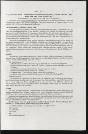 Verordnungsblatt für die Dienstbereiche der Bundesministerien für Unterricht und kulturelle Angelegenheiten bzw. Wissenschaft und Verkehr 20080101 Seite: 9