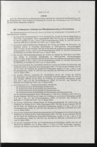 Verordnungsblatt für die Dienstbereiche der Bundesministerien für Unterricht und kulturelle Angelegenheiten bzw. Wissenschaft und Verkehr 20080301 Seite: 27