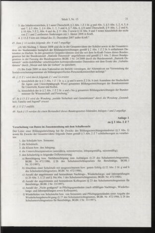 Verordnungsblatt für die Dienstbereiche der Bundesministerien für Unterricht und kulturelle Angelegenheiten bzw. Wissenschaft und Verkehr 20080301 Seite: 7