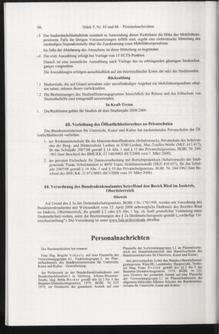 Verordnungsblatt für die Dienstbereiche der Bundesministerien für Unterricht und kulturelle Angelegenheiten bzw. Wissenschaft und Verkehr 20080501 Seite: 18