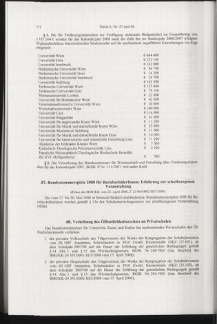 Verordnungsblatt für die Dienstbereiche der Bundesministerien für Unterricht und kulturelle Angelegenheiten bzw. Wissenschaft und Verkehr 20080601 Seite: 6