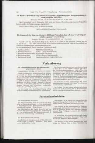 Verordnungsblatt für die Dienstbereiche der Bundesministerien für Unterricht und kulturelle Angelegenheiten bzw. Wissenschaft und Verkehr 20080701 Seite: 16