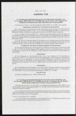 Verordnungsblatt für die Dienstbereiche der Bundesministerien für Unterricht und kulturelle Angelegenheiten bzw. Wissenschaft und Verkehr 20090101 Seite: 2