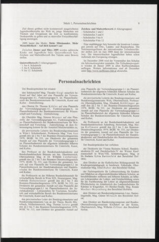 Verordnungsblatt für die Dienstbereiche der Bundesministerien für Unterricht und kulturelle Angelegenheiten bzw. Wissenschaft und Verkehr 20090101 Seite: 25