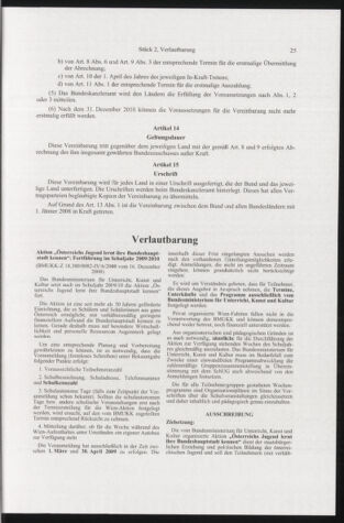 Verordnungsblatt für die Dienstbereiche der Bundesministerien für Unterricht und kulturelle Angelegenheiten bzw. Wissenschaft und Verkehr 20090201 Seite: 9