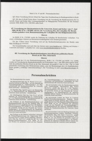 Verordnungsblatt für die Dienstbereiche der Bundesministerien für Unterricht und kulturelle Angelegenheiten bzw. Wissenschaft und Verkehr 20090801 Seite: 3