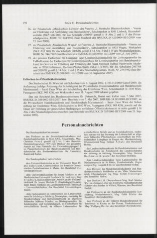 Verordnungsblatt für die Dienstbereiche der Bundesministerien für Unterricht und kulturelle Angelegenheiten bzw. Wissenschaft und Verkehr 20091101 Seite: 18