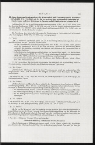 Verordnungsblatt für die Dienstbereiche der Bundesministerien für Unterricht und kulturelle Angelegenheiten bzw. Wissenschaft und Verkehr 20091101 Seite: 3