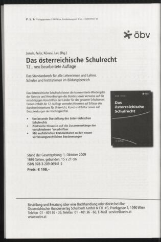 Verordnungsblatt für die Dienstbereiche der Bundesministerien für Unterricht und kulturelle Angelegenheiten bzw. Wissenschaft und Verkehr 20091201 Seite: 8