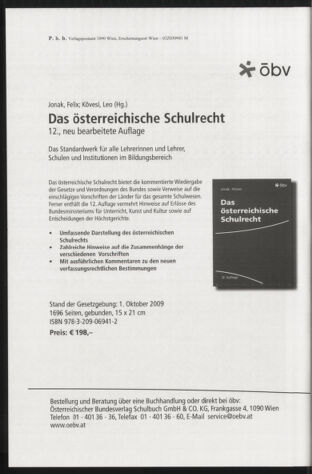 Verordnungsblatt für die Dienstbereiche der Bundesministerien für Unterricht und kulturelle Angelegenheiten bzw. Wissenschaft und Verkehr 20100101 Seite: 52