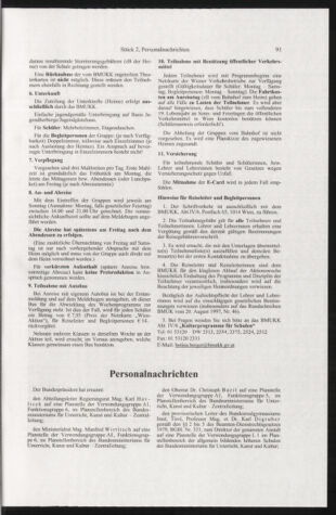 Verordnungsblatt für die Dienstbereiche der Bundesministerien für Unterricht und kulturelle Angelegenheiten bzw. Wissenschaft und Verkehr 20100201 Seite: 55