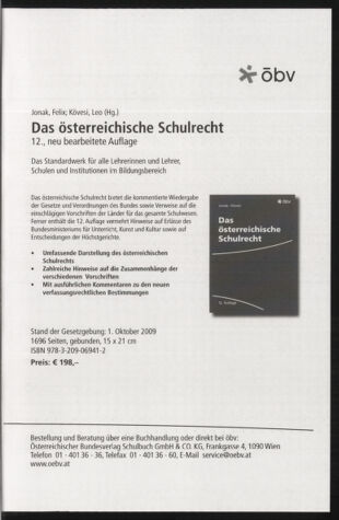 Verordnungsblatt für die Dienstbereiche der Bundesministerien für Unterricht und kulturelle Angelegenheiten bzw. Wissenschaft und Verkehr 20100401 Seite: 11