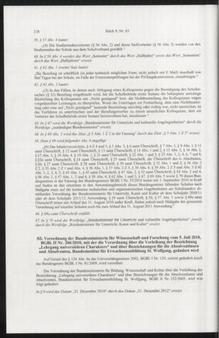 Verordnungsblatt für die Dienstbereiche der Bundesministerien für Unterricht und kulturelle Angelegenheiten bzw. Wissenschaft und Verkehr 20100901 Seite: 32