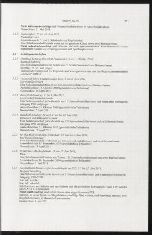 Verordnungsblatt für die Dienstbereiche der Bundesministerien für Unterricht und kulturelle Angelegenheiten bzw. Wissenschaft und Verkehr 20100901 Seite: 65