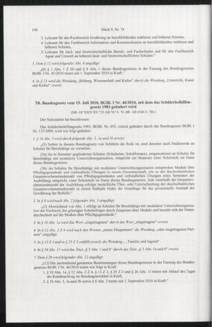 Verordnungsblatt für die Dienstbereiche der Bundesministerien für Unterricht und kulturelle Angelegenheiten bzw. Wissenschaft und Verkehr 20100901 Seite: 8