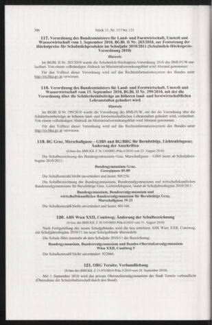 Verordnungsblatt für die Dienstbereiche der Bundesministerien für Unterricht und kulturelle Angelegenheiten bzw. Wissenschaft und Verkehr 20101101 Seite: 6