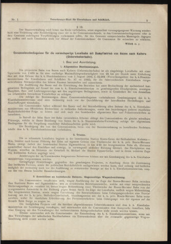 Verordnungs-Blatt für Eisenbahnen und Schiffahrt: Veröffentlichungen in Tarif- und Transport-Angelegenheiten 18980101 Seite: 5