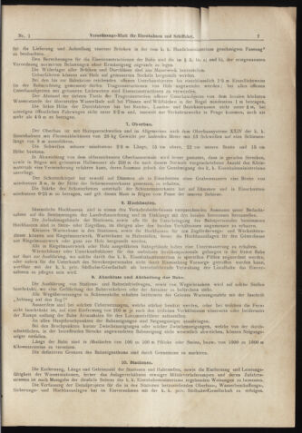 Verordnungs-Blatt für Eisenbahnen und Schiffahrt: Veröffentlichungen in Tarif- und Transport-Angelegenheiten 18980101 Seite: 7