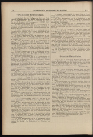 Verordnungs-Blatt für Eisenbahnen und Schiffahrt: Veröffentlichungen in Tarif- und Transport-Angelegenheiten 18980106 Seite: 14