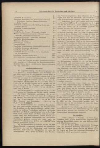 Verordnungs-Blatt für Eisenbahnen und Schiffahrt: Veröffentlichungen in Tarif- und Transport-Angelegenheiten 18980106 Seite: 4