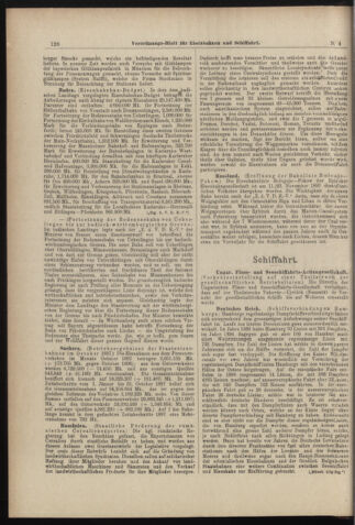 Verordnungs-Blatt für Eisenbahnen und Schiffahrt: Veröffentlichungen in Tarif- und Transport-Angelegenheiten 18980108 Seite: 4